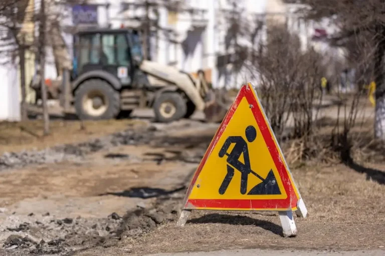 road repair work